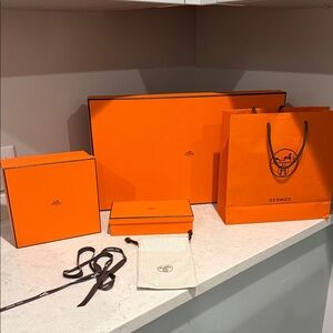 Hermès Orange Gift Box Set